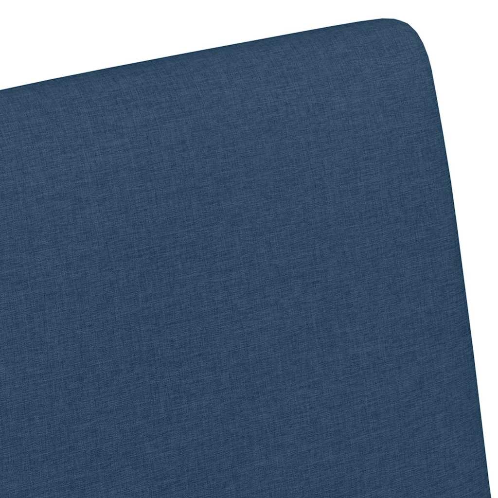 Esszimmerstühle Mit Rad 2 pcs Blau 57 x 66 x 94 cm Stoff