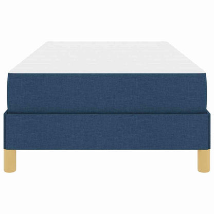 Boxspringbett Blau 80 x 200 cm Stoff