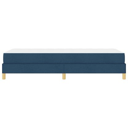 Boxspringbett Blau 80 x 200 cm Stoff