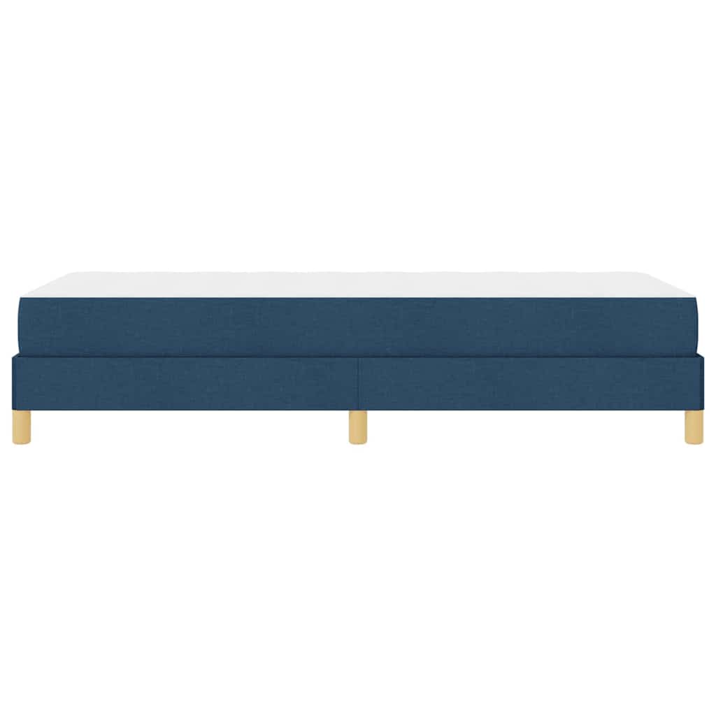 Boxspringbett Blau 100 x 200 cm Stoff