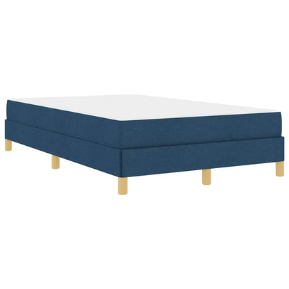 Boxspringbett Blau 120 x 200 cm Stoff