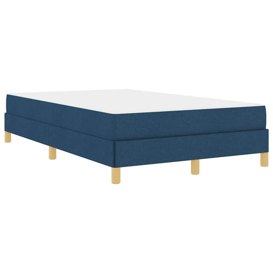 Boxspringbett Blau 120 x 200 cm Stoff