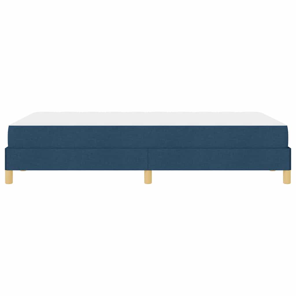 Boxspringbett Blau 120 x 200 cm Stoff