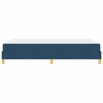 Boxspringbett Blau 120 x 200 cm Stoff