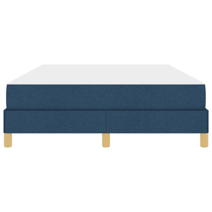Boxspringbett Blau 140 x 190 cm Stoff