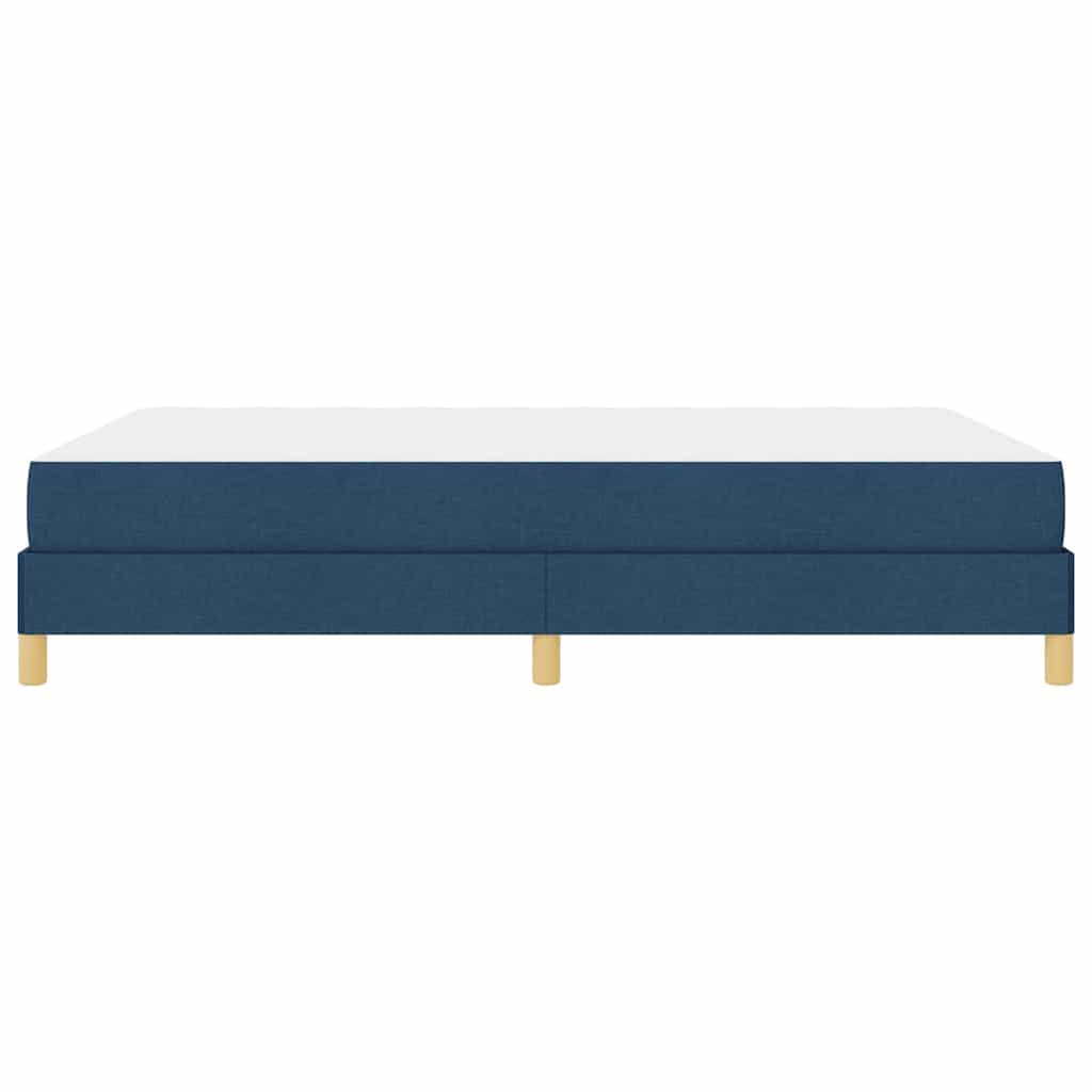 Boxspringbett Blau 140 x 200 cm Stoff