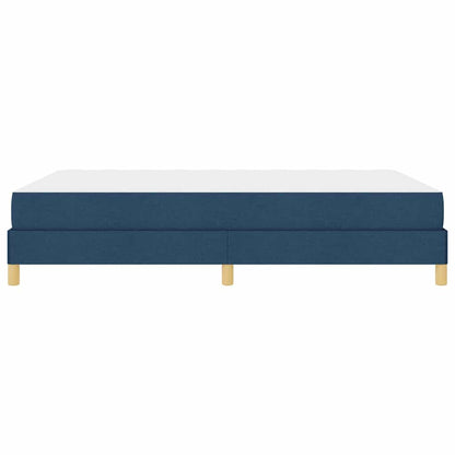 Boxspringbett Blau 140 x 200 cm Stoff
