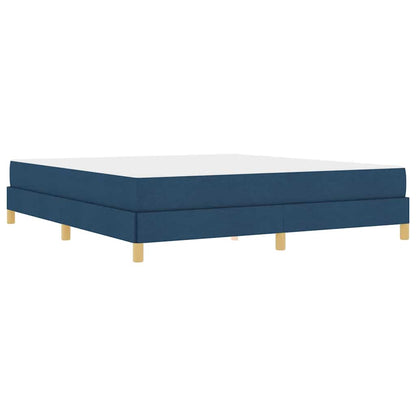 Boxspringbett Blau 180 x 200 cm Stoff