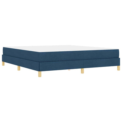 Boxspringbett Blau 180 x 200 cm Stoff
