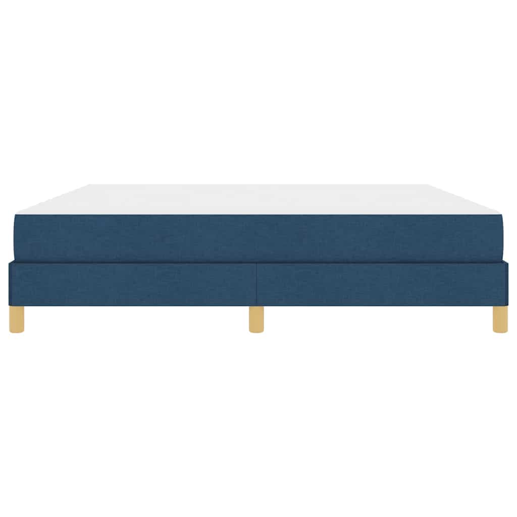 Boxspringbett Blau 180 x 200 cm Stoff