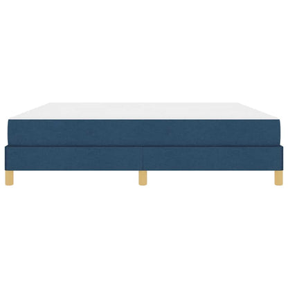 Boxspringbett Blau 180 x 200 cm Stoff