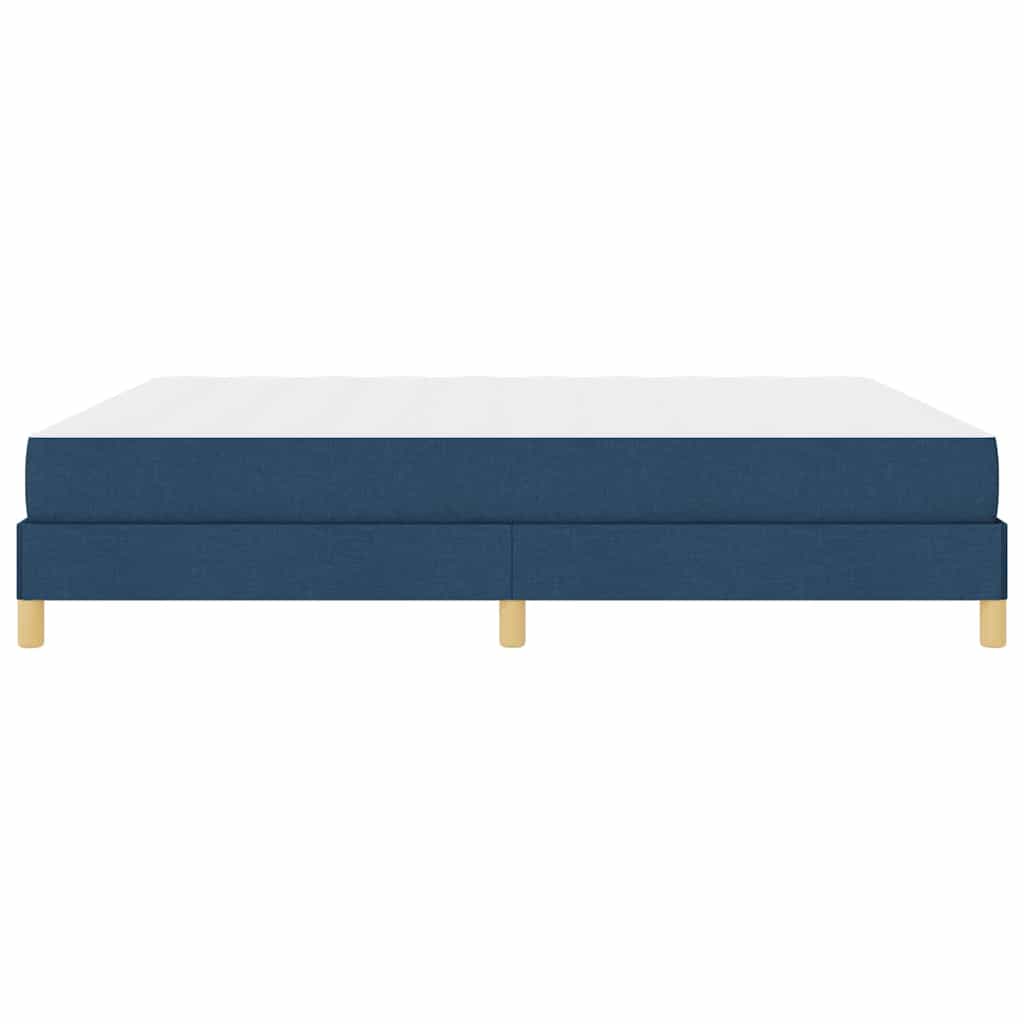 Boxspringbett Blau 180 x 200 cm Stoff