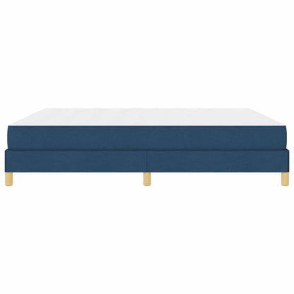 Boxspringbett Blau 180 x 200 cm Stoff