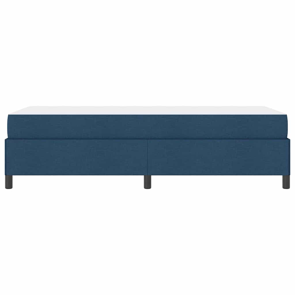Boxspringbett Blau 100 x 200 cm Stoff
