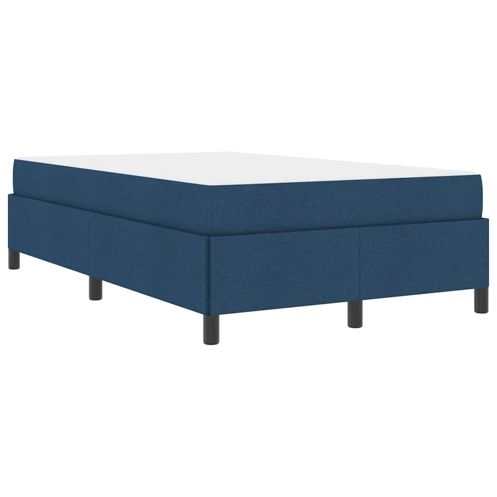 Boxspringbett Blau 120 x 190 cm Stoff