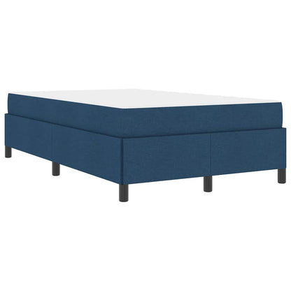Boxspringbett Blau 120 x 190 cm Stoff