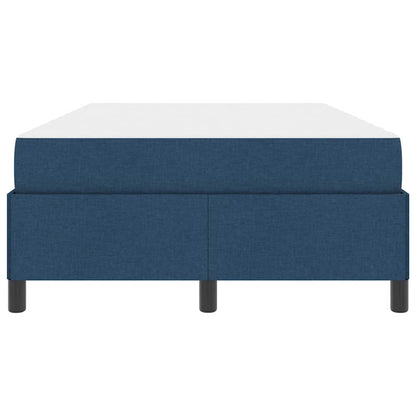 Boxspringbett Blau 120 x 190 cm Stoff