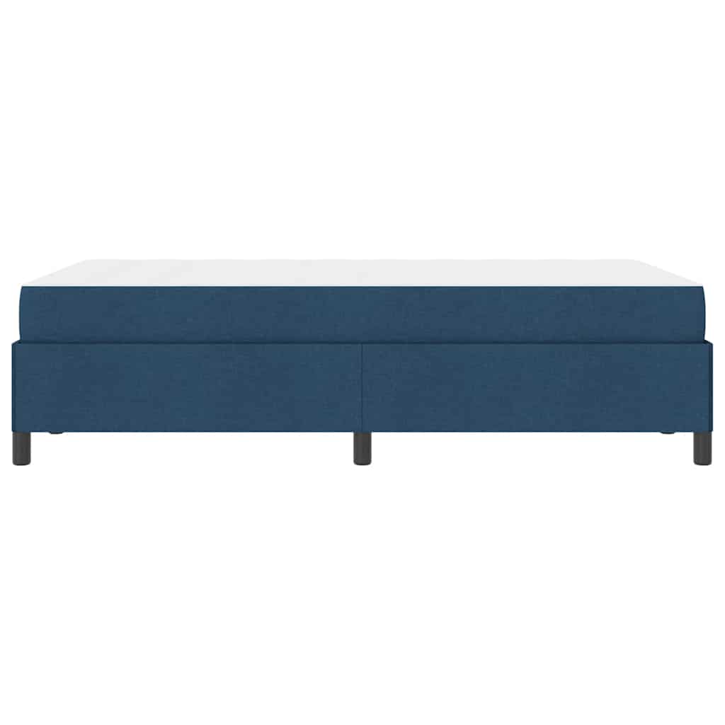 Boxspringbett Blau 120 x 190 cm Stoff