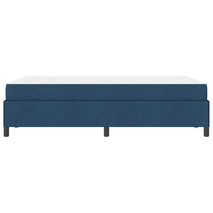 Boxspringbett Blau 120 x 200 cm Stoff
