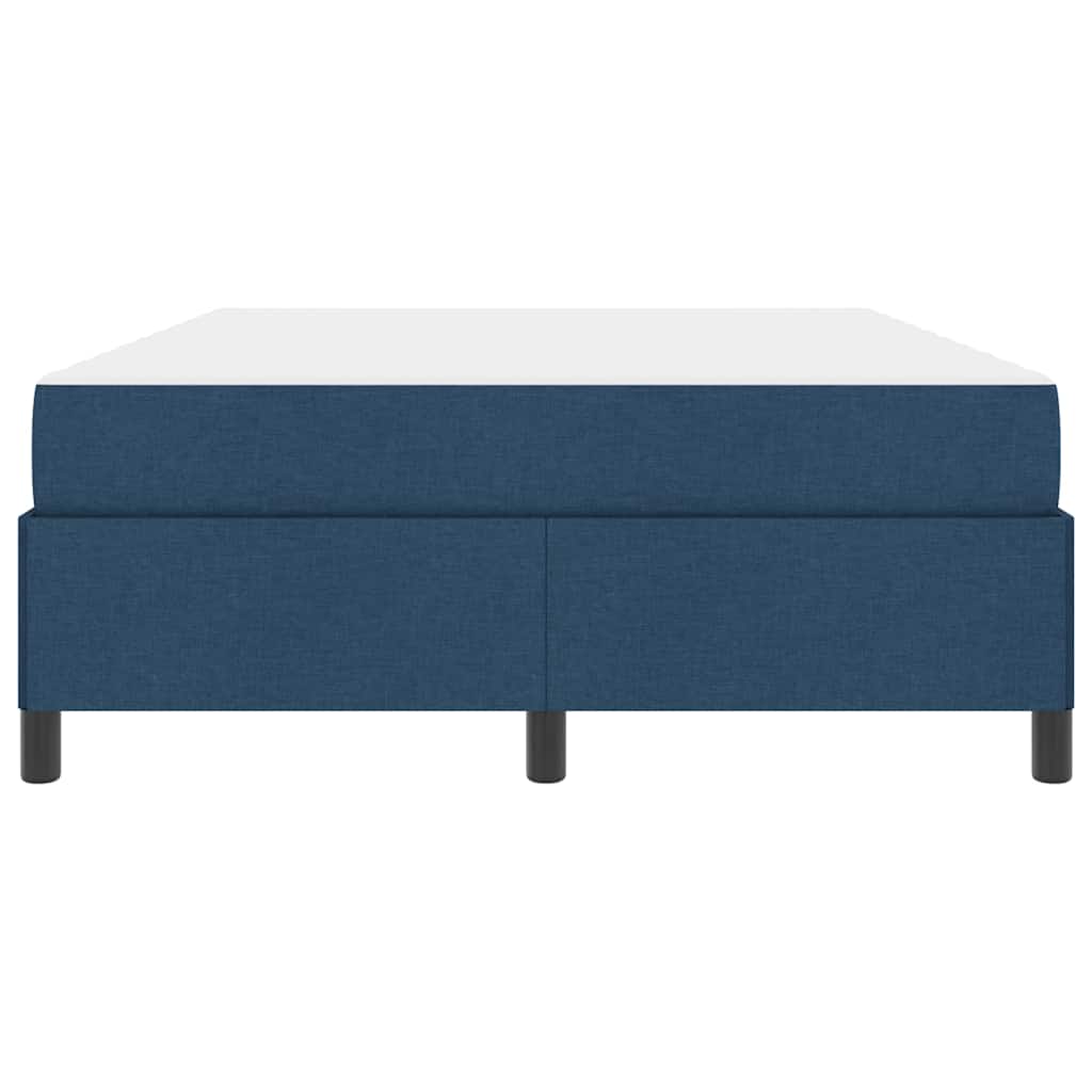 Boxspringbett Blau 140 x 190 cm Stoff