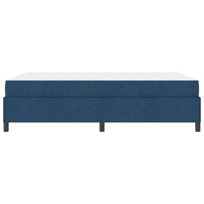 Boxspringbett Blau 140 x 200 cm Stoff