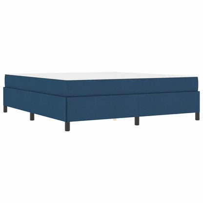 Boxspringbett Blau 180 x 200 cm Stoff