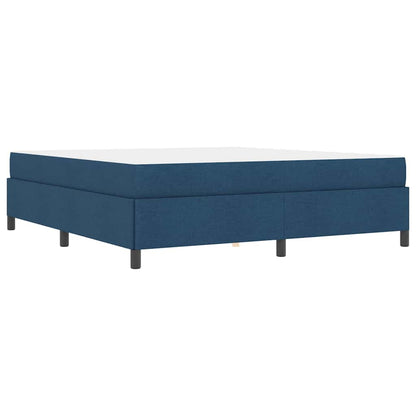 Boxspringbett Blau 180 x 200 cm Stoff