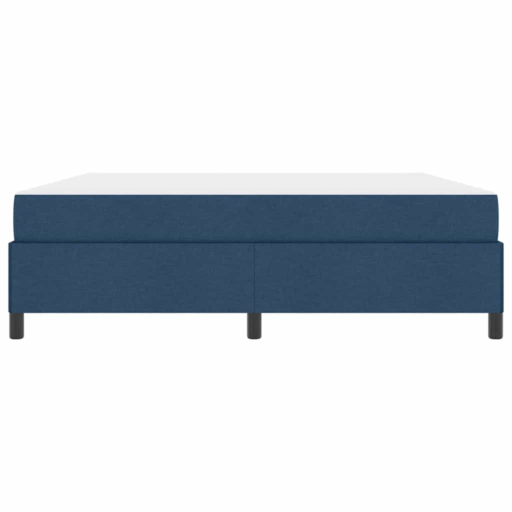 Boxspringbett Blau 180 x 200 cm Stoff