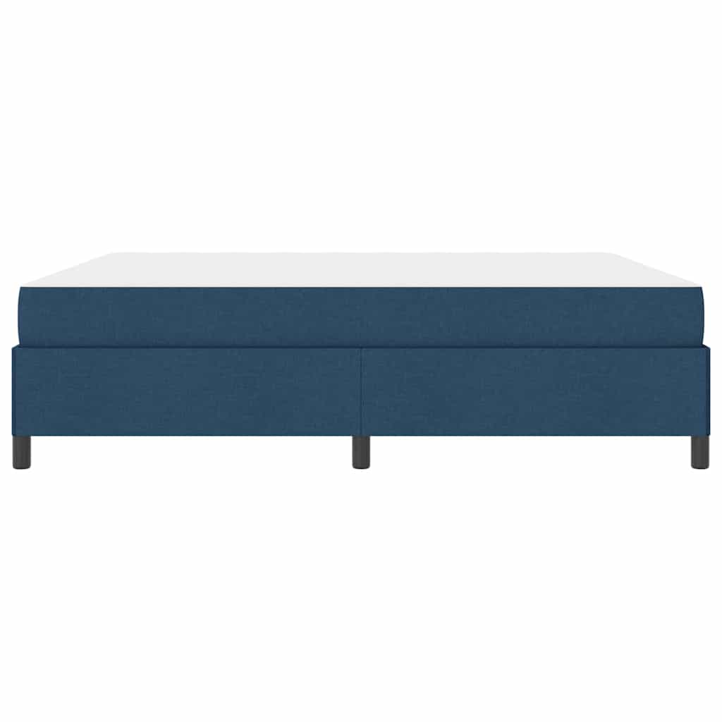 Boxspringbett Blau 180 x 200 cm Stoff