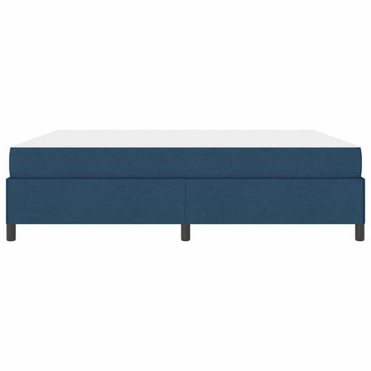 Boxspringbett Blau 180 x 200 cm Stoff