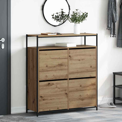 Schuhschrank Artisan-Eiche 100 x 34 x 112 cm Holzwerkstoff