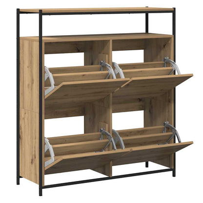 Schuhschrank Artisan-Eiche 100 x 34 x 112 cm Holzwerkstoff