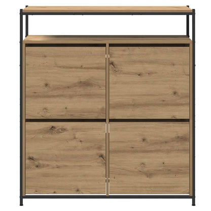 Schuhschrank Artisan-Eiche 100 x 34 x 112 cm Holzwerkstoff