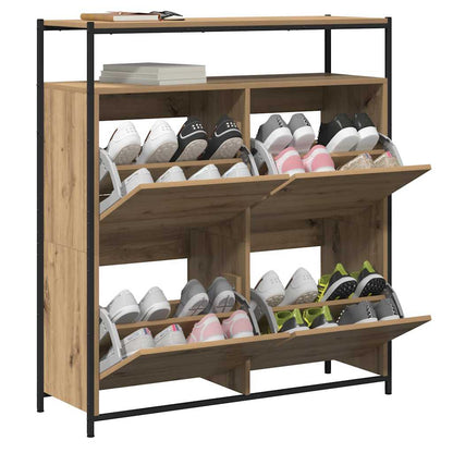 Schuhschrank Artisan-Eiche 100 x 34 x 112 cm Holzwerkstoff