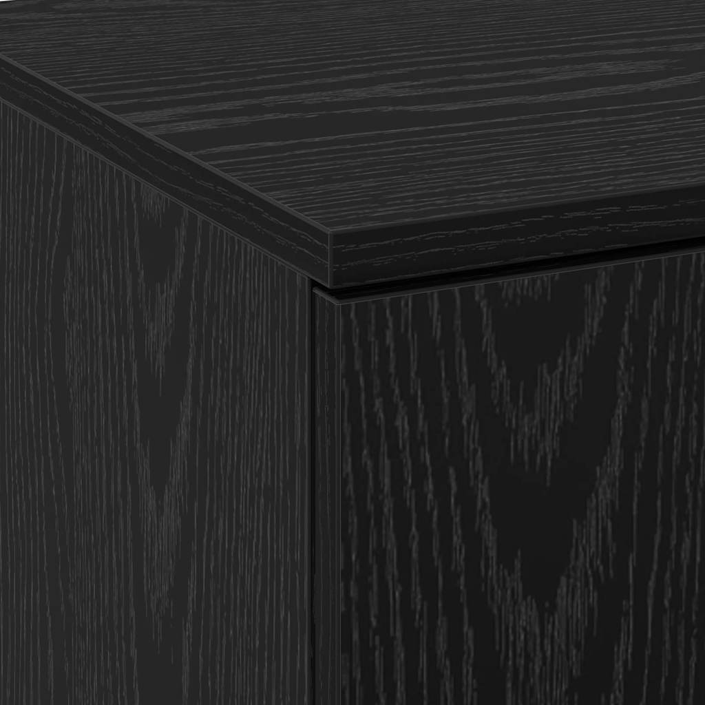 Hochschrank Schwarze Eiche 70 x 35 x 180 cm Holzwerkstoff