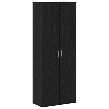 Hochschrank Schwarze Eiche 70 x 35 x 180 cm Holzwerkstoff