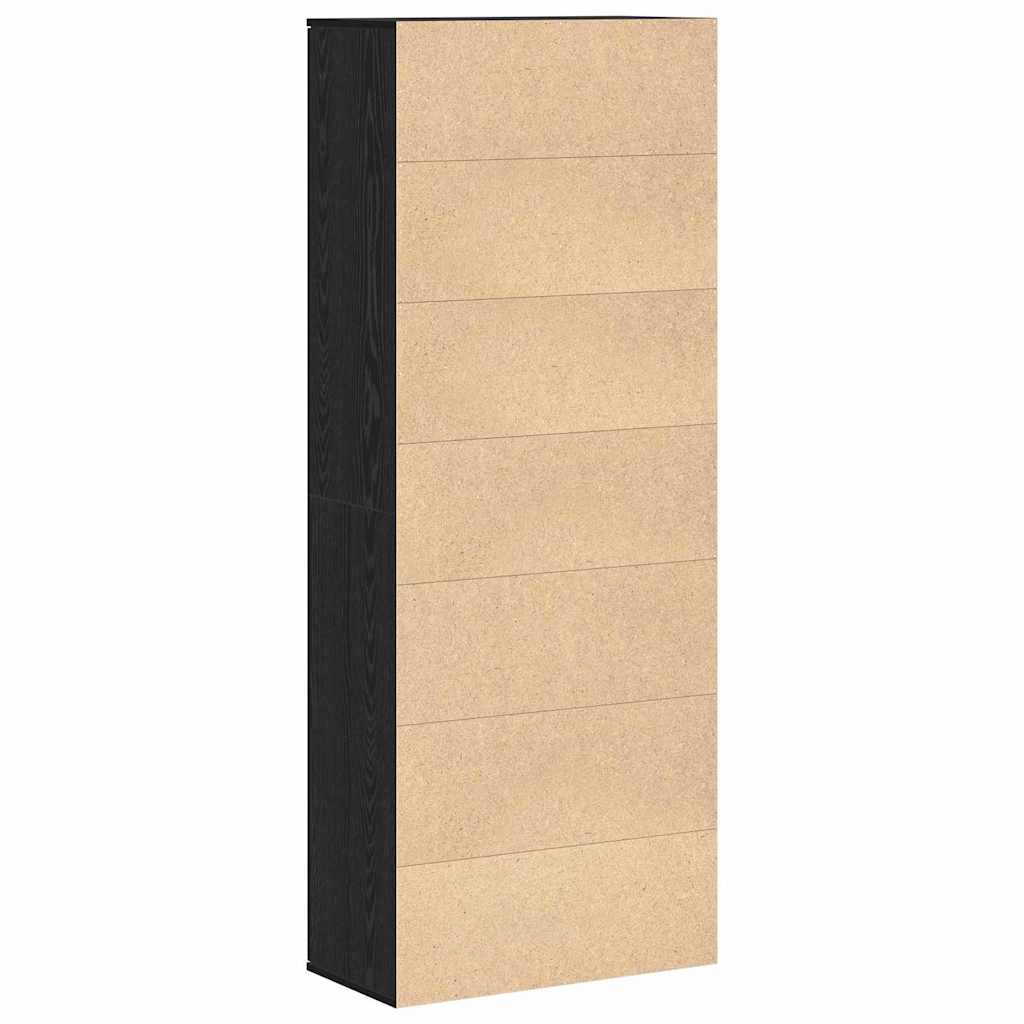 Hochschrank Schwarze Eiche 70 x 35 x 180 cm Holzwerkstoff