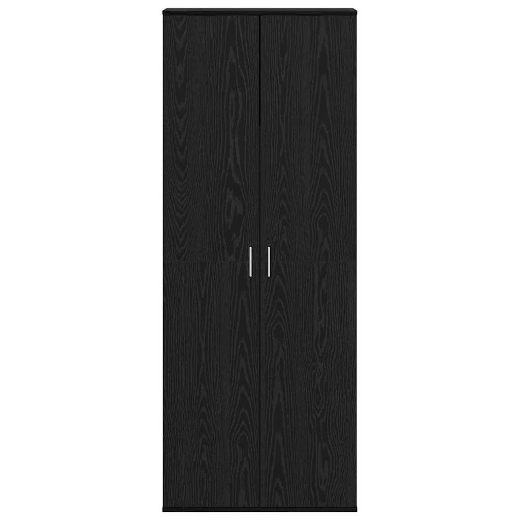 Hochschrank Schwarze Eiche 70 x 35 x 180 cm Holzwerkstoff