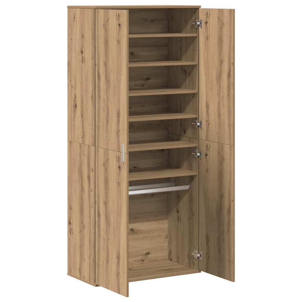 Hochschrank Artisan-Eiche 80 x 39 x 178 cm Holzwerkstoff