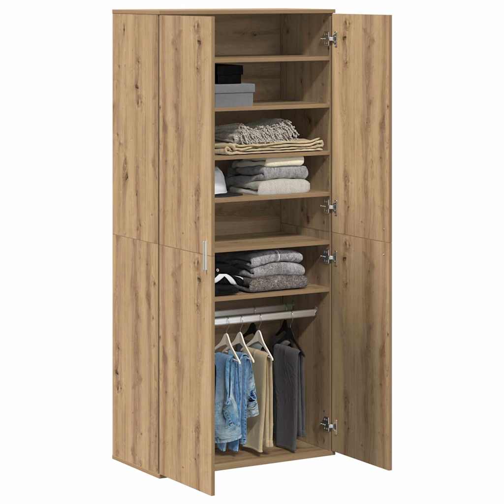 Hochschrank Artisan-Eiche 80 x 39 x 178 cm Holzwerkstoff