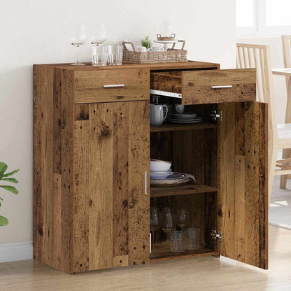 Badschrank Altholz 80 x 42,5 x 93,5 cm Holzwerkstoff