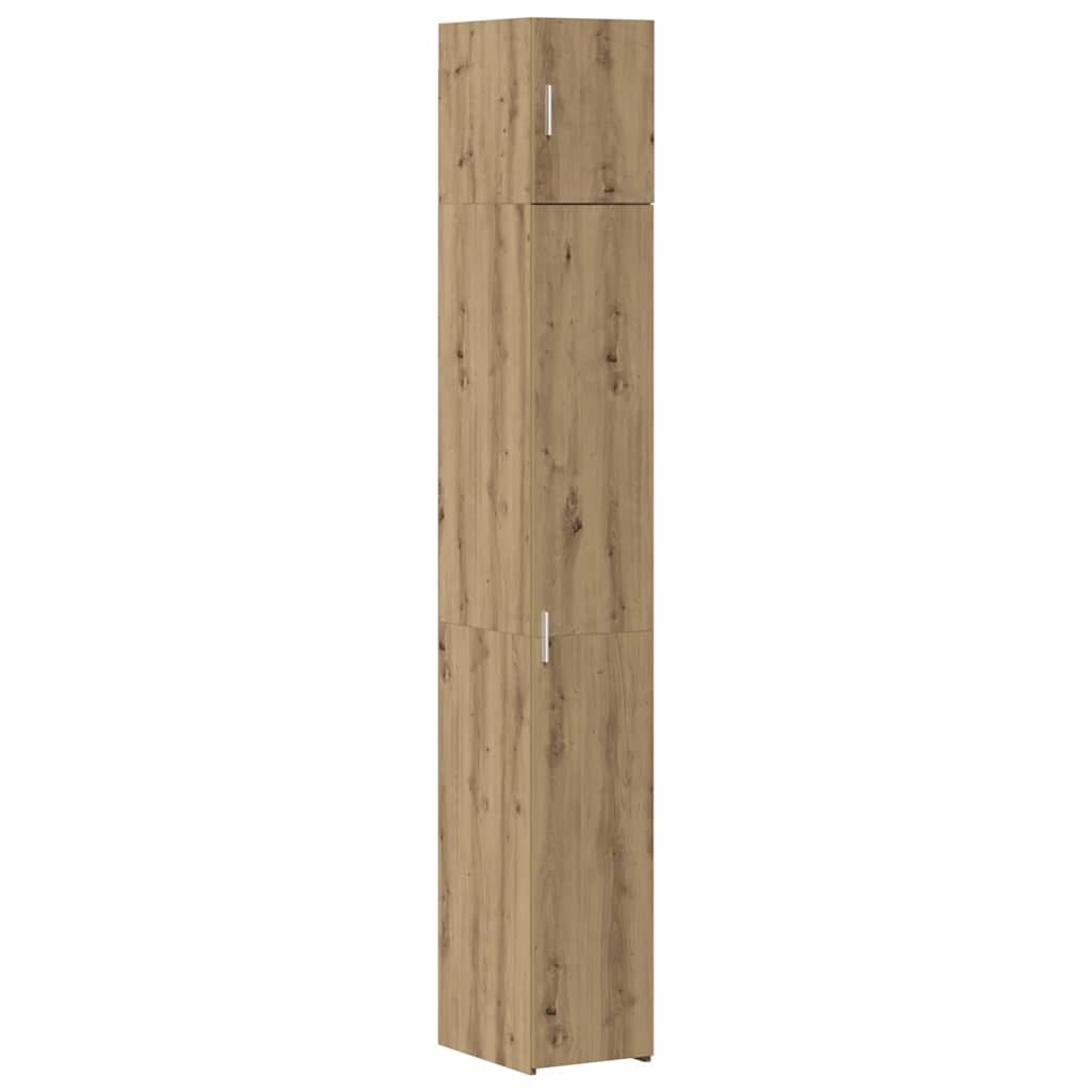Schlanker Stauraum Schrank Artisan-Eiche 30 x 42.5 x 225 cm