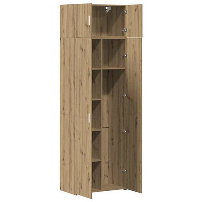 Badschrank Artisan-Eiche 70 x 42,5 x 225 cm Holzwerkstoff