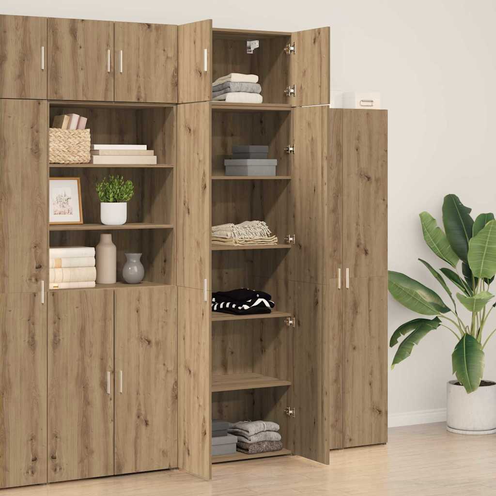 Badschrank Artisan-Eiche 70 x 42,5 x 225 cm Holzwerkstoff