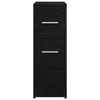 Badezimmermöbel-Set Schwarz Eichen-Optik 22 x 44 x 61,5 cm