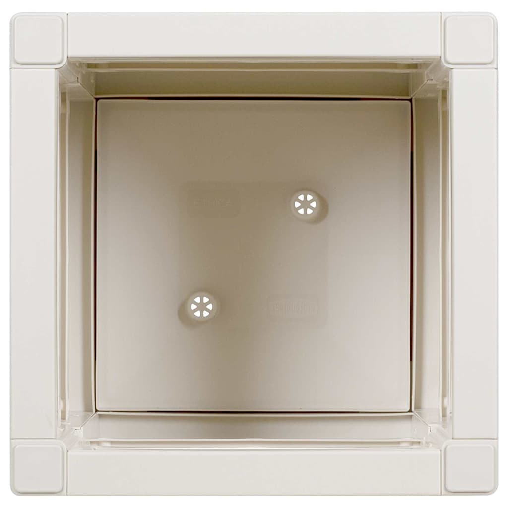 Gartenblumentopf Weiß 36 x 36 x 35 cm Polypropylen