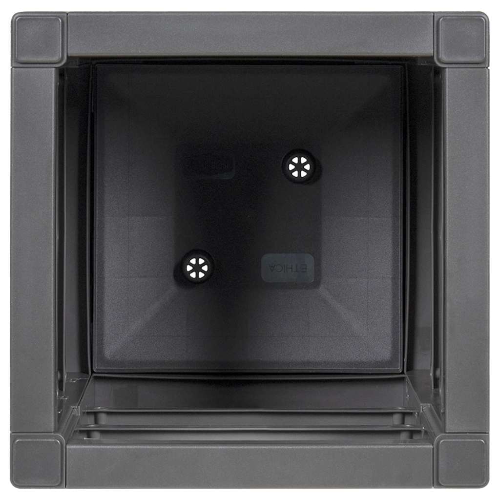 Gartenblumentopf Anthrazit 36 x 36 x 35 cm Polypropylen