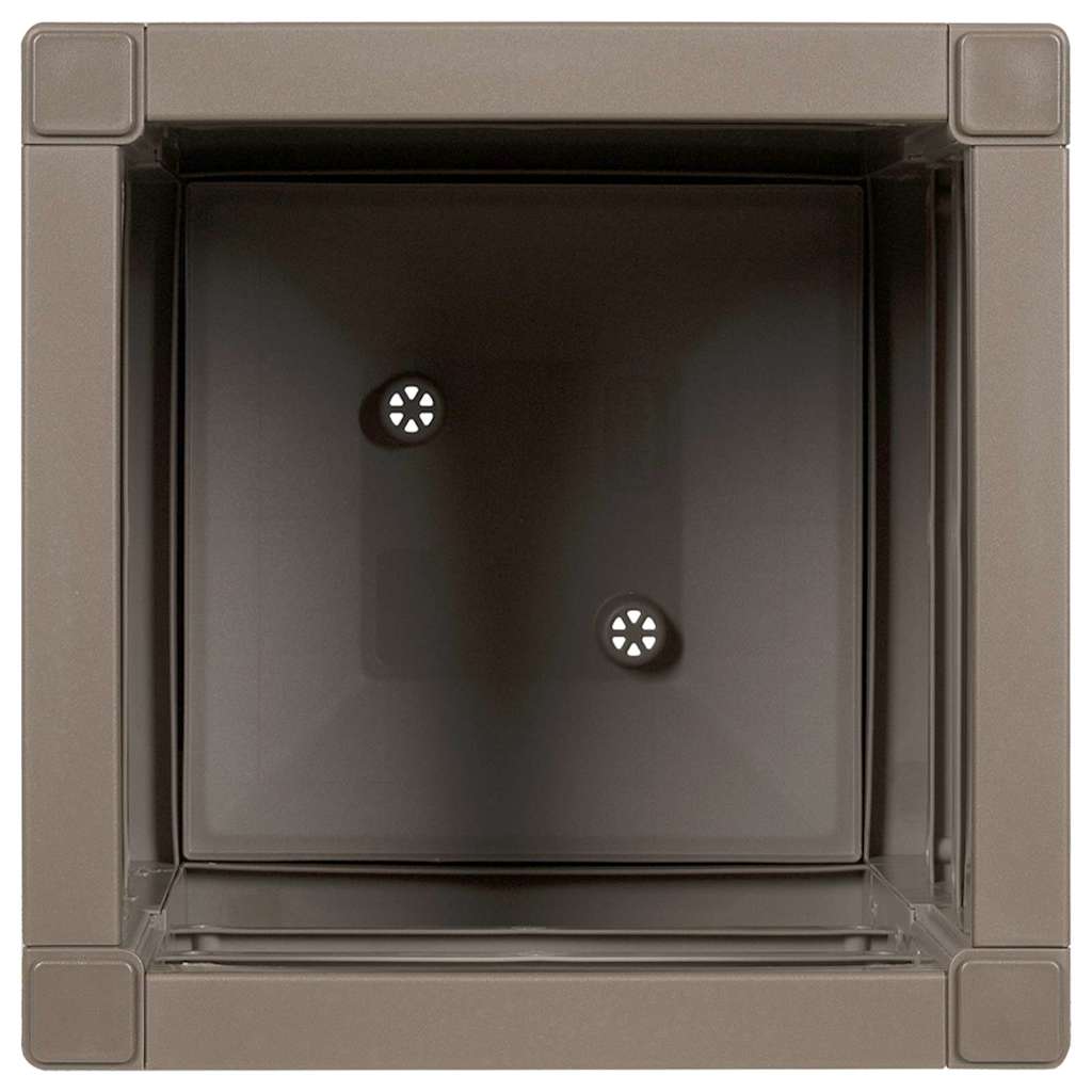 Gartenblumentopf Grau 36 x 36 x 35 cm Polypropylen