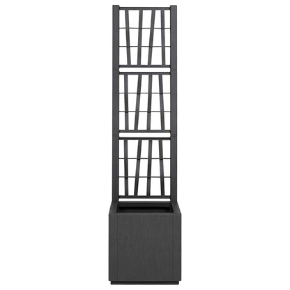 Gartenblumentopf Anthrazit 36 x 36 x 140 cm Polypropylen