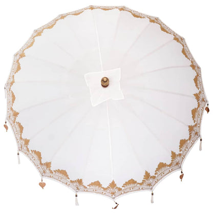 Balinesischer Sonnenschirm 260 2 pcs Creme 210-220 cm